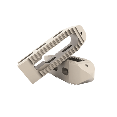 The TWIN PEAKS TLIF OBLIQUE lumbar interbody fusion system